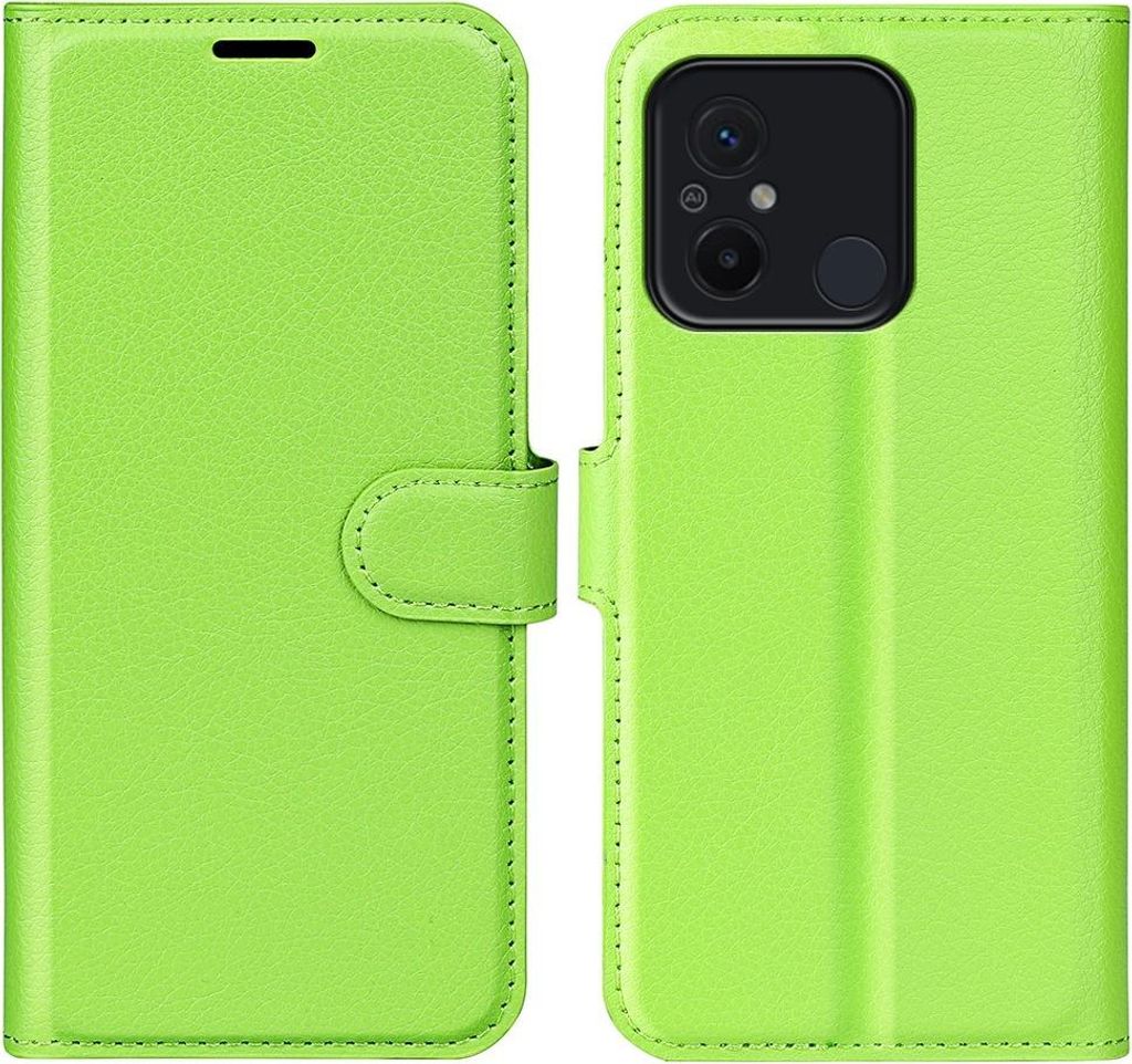 Xiaomi Redmi 12C Hülle - Coverup Klapphülle - Grün