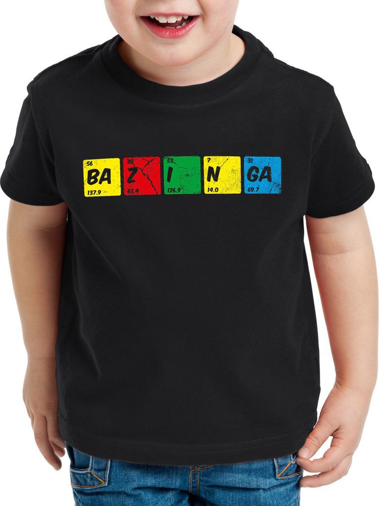 BaumwolleCloud Sheldon Formel Periodensystem Kinder T-Shirt chemie