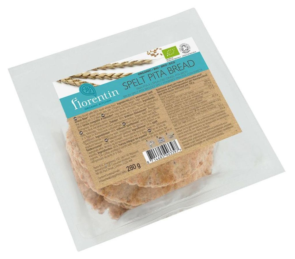 CHLEB PITA ORKISZOWY BIO 280 g - FLORENTIN