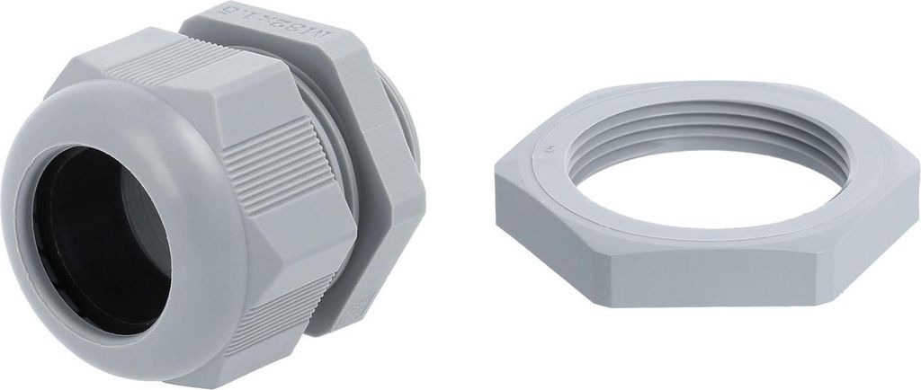 STEX24 PA Verschraubung mit Gegenmutter - STEX24 Eigenmarke M32x1,5 VPE 100 Polyamid (PA) Gewindelänge 10,0mm - 1 Stück