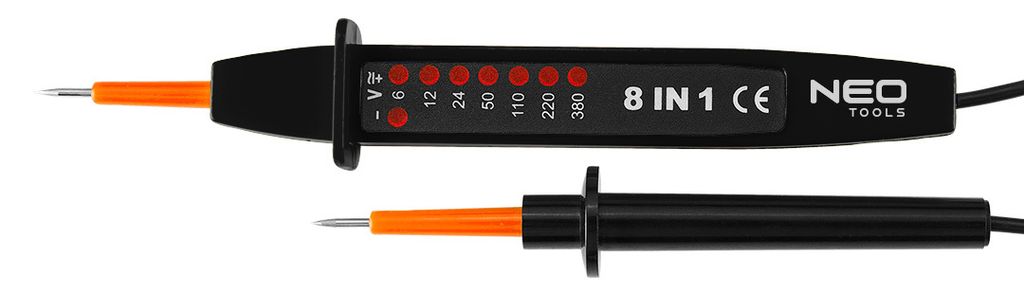 NEO TOOLS Skúšačka napätia 2-pólová s LED displejom | Obrázok produktu 8