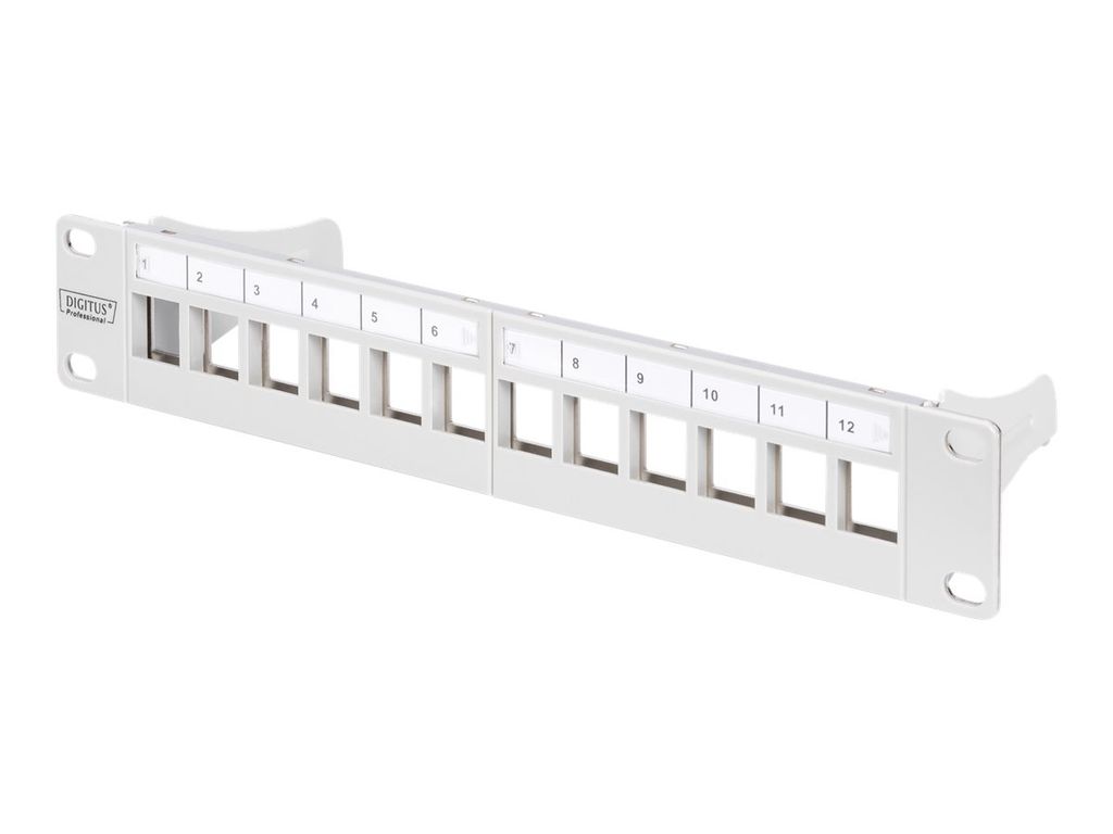 DIGITUS Professional 12 Anschluss/AnschlüssePatch Panel - Produktbild 