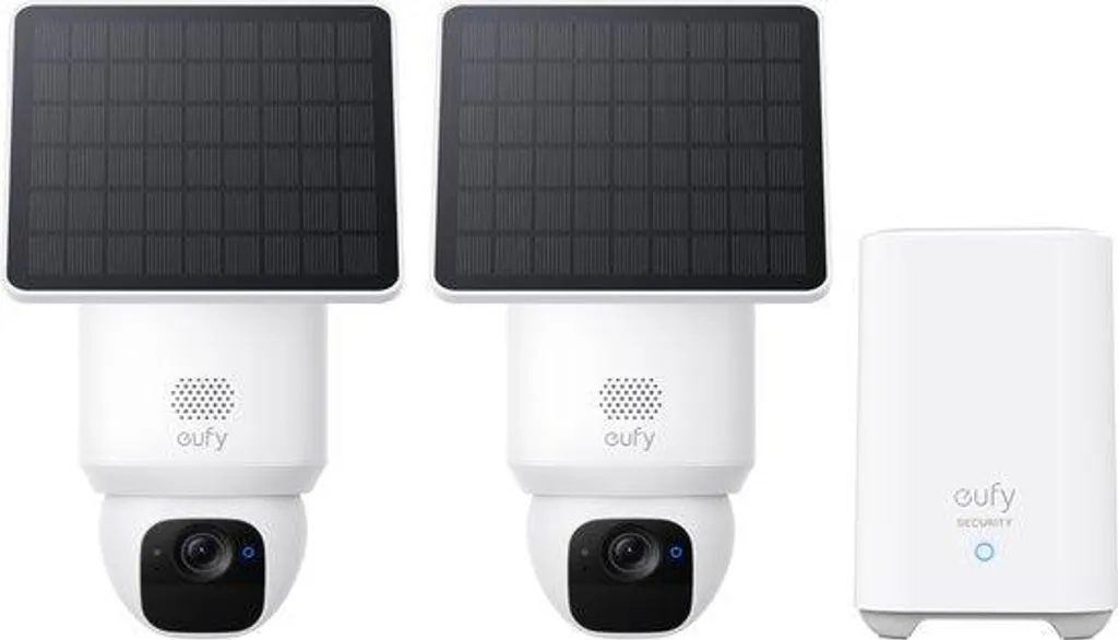 Surveillance maison extérieur Eufy SoloCam E30 Kit 2 Caméras et Homebase