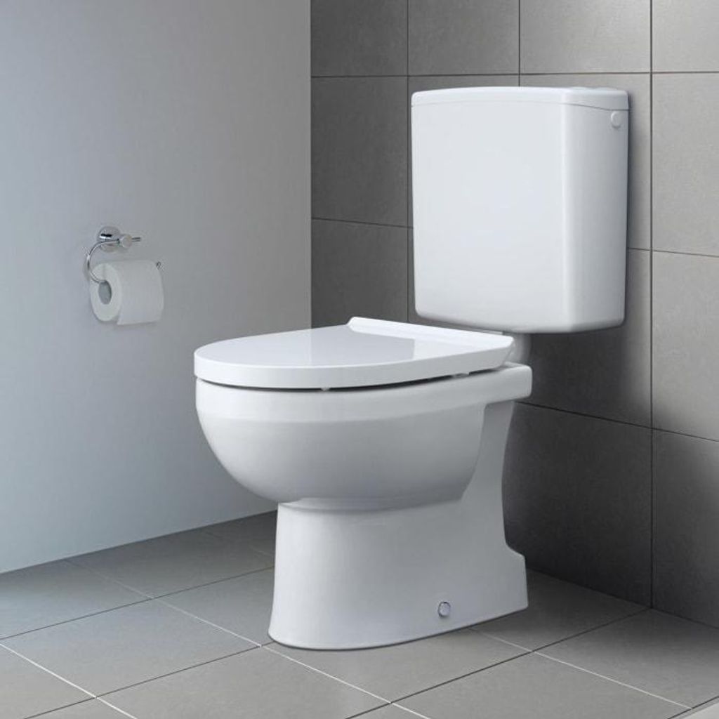 Duravit No. 1 Stand-WC Rimless, Abgang senkrecht Produktbild 