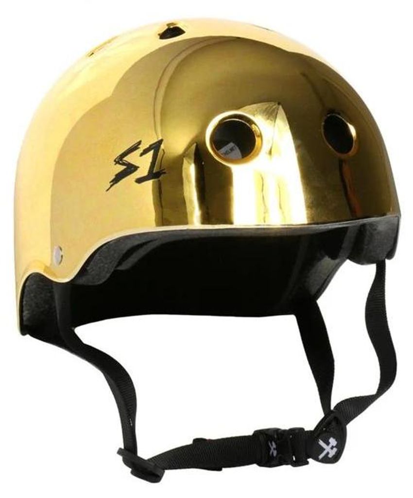 Schutzausrüstung - Helm Lifer - Gold Mirror Gloss M - S ONE