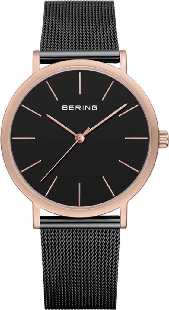 Orologio Bering 13436-166 Classic Rose Gold e Nero - Acquista Ora