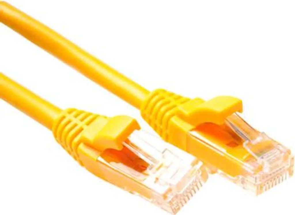 Câble de raccordement CAT6 U/UTP jaune 3m - Advanced Cable Technology