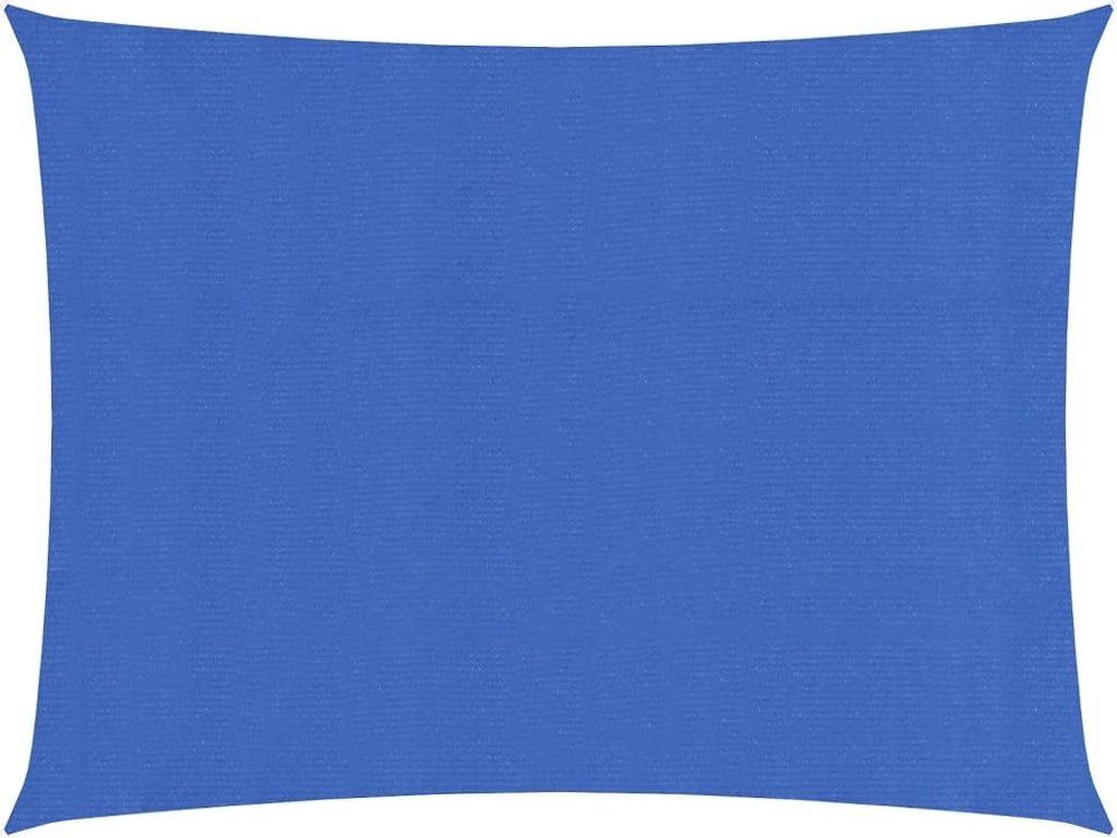 Sonnensegel 160 g/m² Rechteckig Blau 3x4 m HDPE Produktbild 