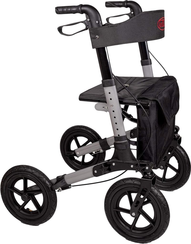 Reise Rollator luftbereift - 3-fach faltbar AT51036