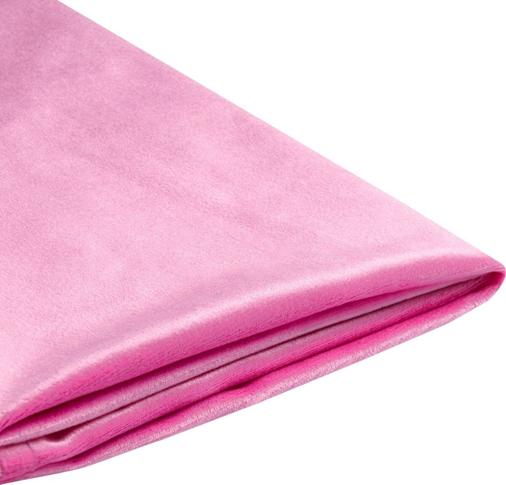 BELIANI Bettrahmenbezug Fuchsia Samtstoff 90 x 200 cm Stoffbezug für Einzelbett Modernes Design Schlafzimmer Kinderzimmer Ausstattung
