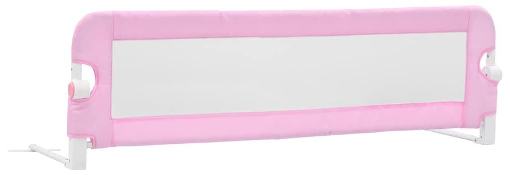 vidaXL Chránič postele pre batoľatá ružový 120x42 cm Obrázok produktu 
