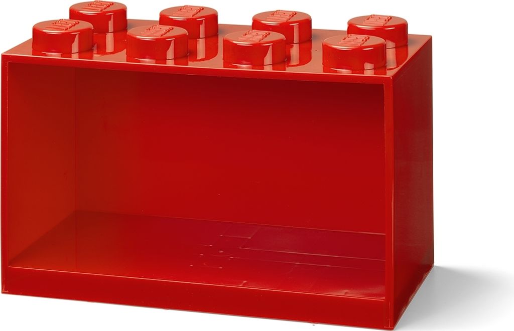 LEGO® Brick 8 závesná polica - červená Obrázok produktu 