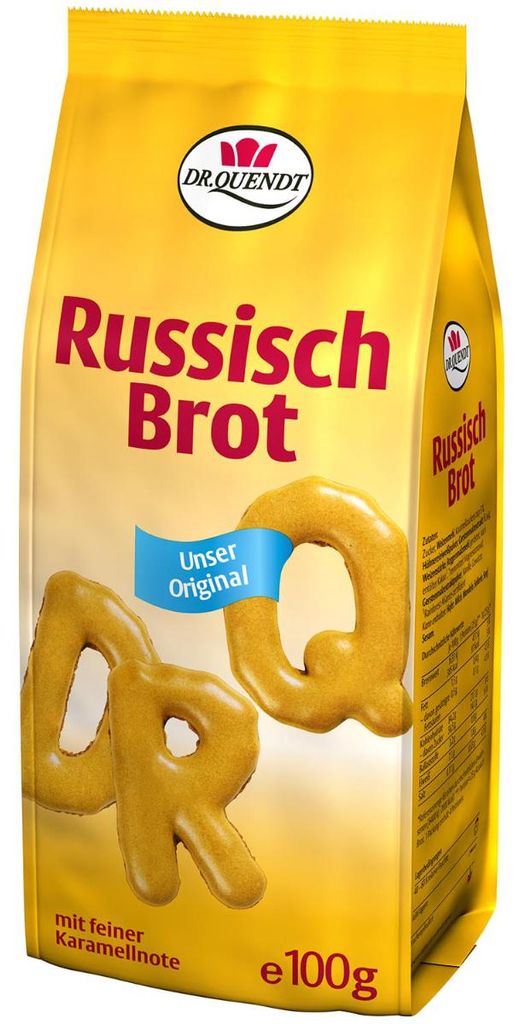 Dr Quendt Russian bread chrupiące słodkie herbatniki Zdjęcie produktu 