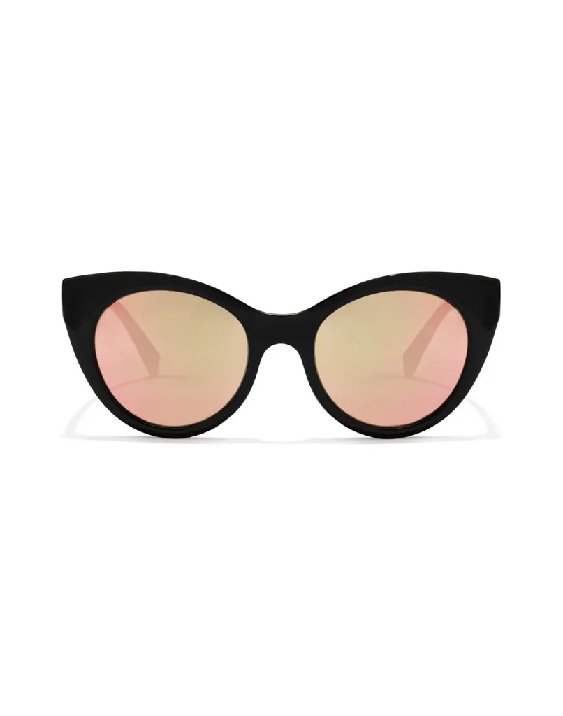 Lunettes de soleil de luxe Hawkers Divine monture noire chic pour femme