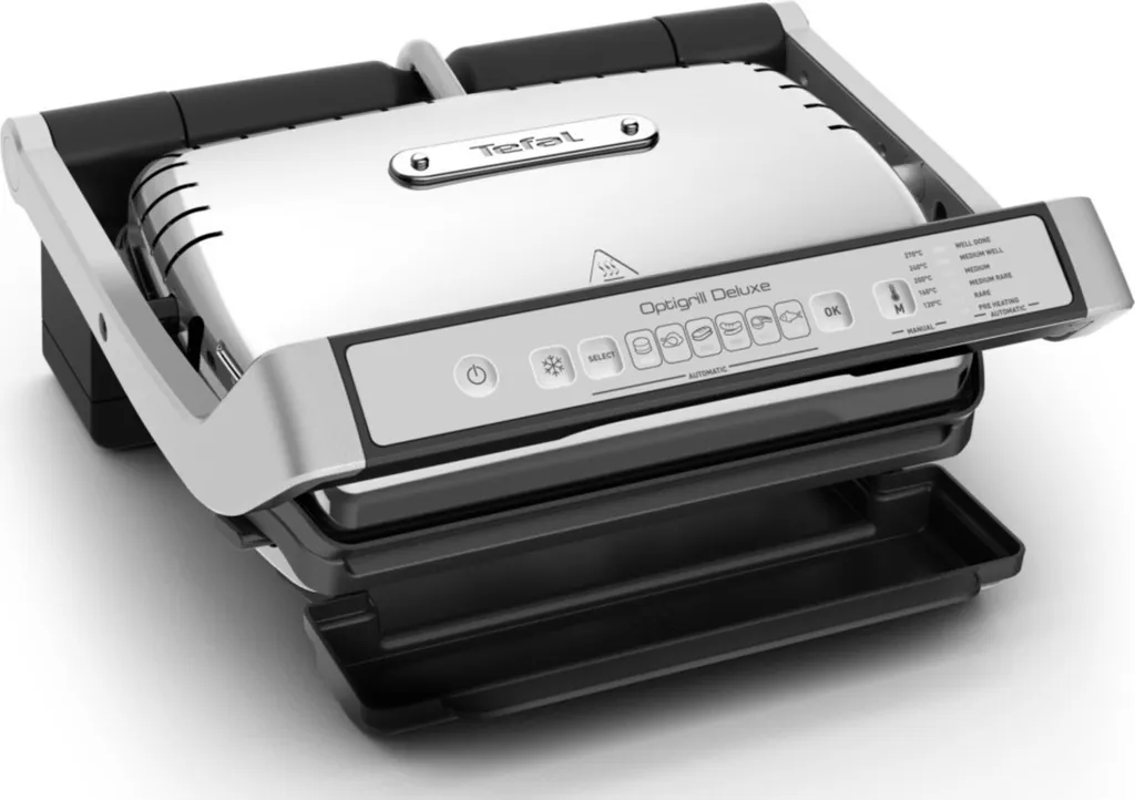 Tefal GC707D Gril 2000W Aluminium Moulé - Surface de Cuisson 600cm²