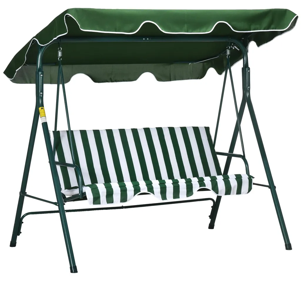 Fauteuil suspendu Raya Verde extérieur résistant aux intempéries vert