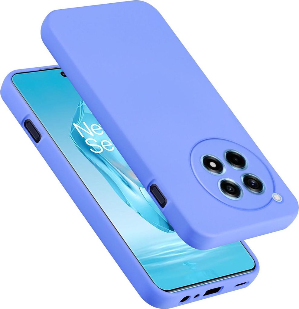 Cadorabo Hülle für OnePlus 12R Hülle Silikon Handyhülle Case aus flüssigem Silikon, Kratzfeste und stoßfeste Schutzhülle für OnePlus 12R