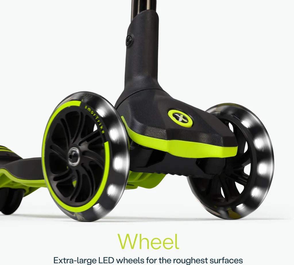 Trottinette enfant durable smarTrike Xtend Lime - Ne changez plus de modèle - 22