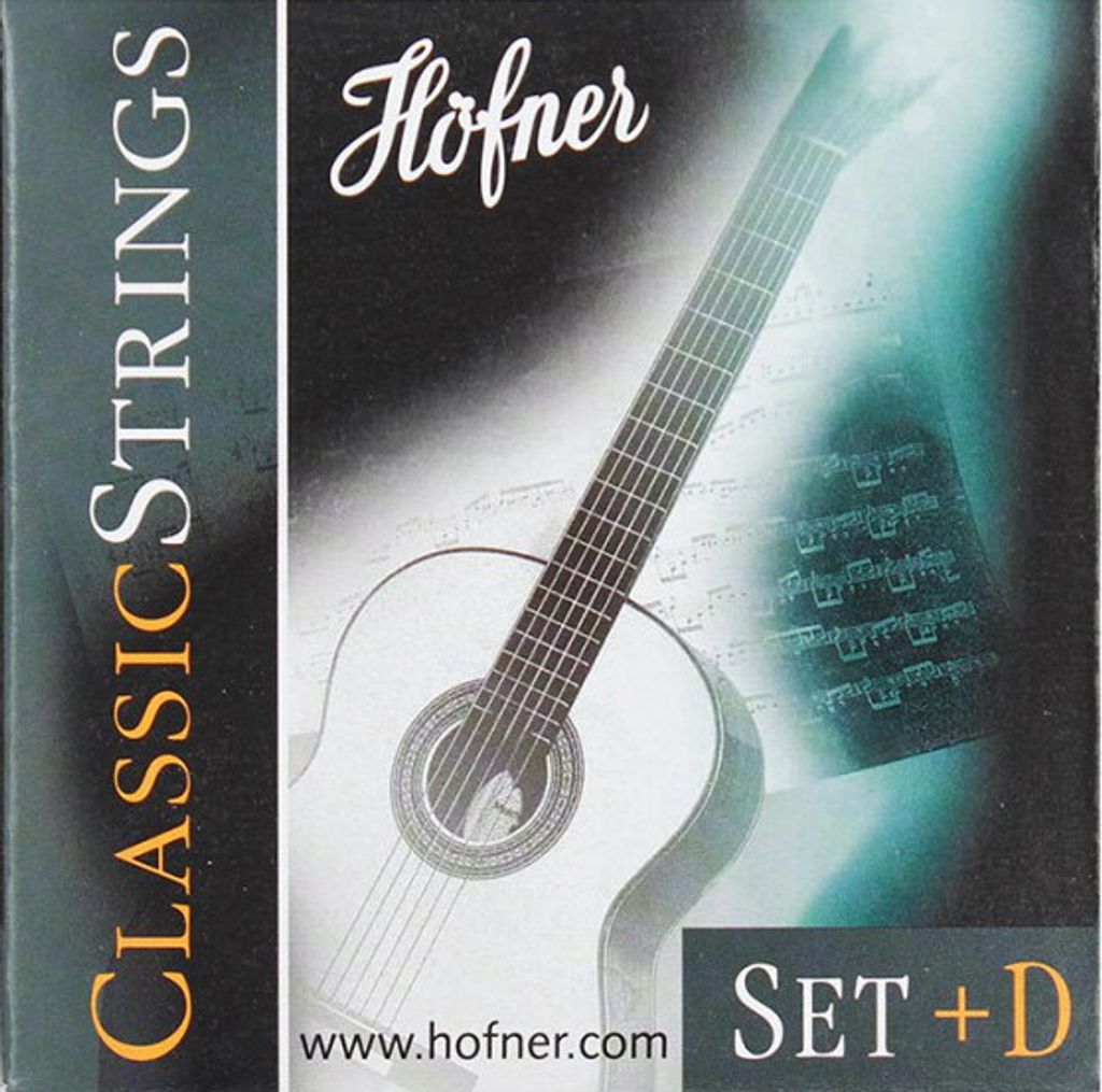 Höfner classic strings mit 2 d-Saiten