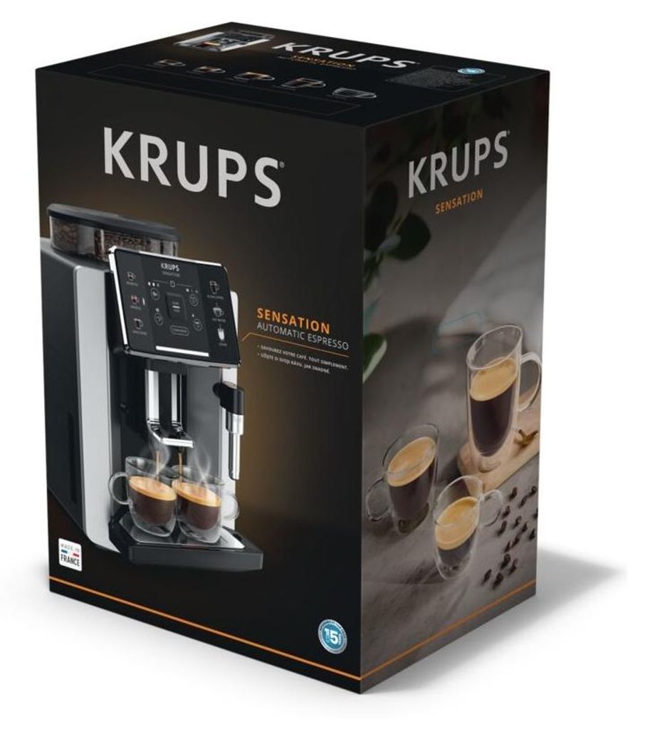 Krups EA910E10 , Kaffeevollautomat , schwarz-silber Image du produit 