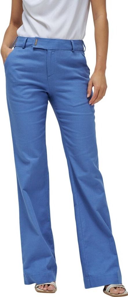 Salsa Jeans Chino Flare Fit Hochbundhosen Blau 34 / 34 Frau Blau 34