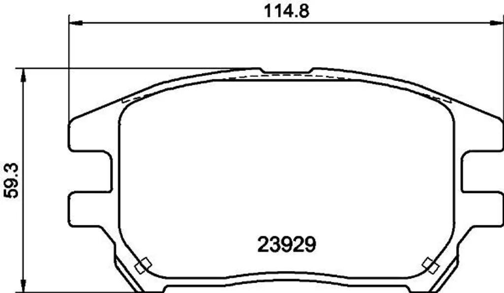 Plaquettes de frein pour trajet quotidien et autoroute Lexus RX MCU15