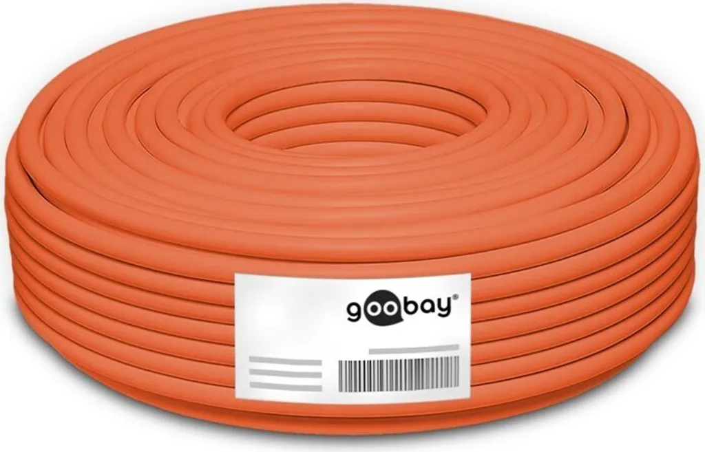 Câble Ethernet CAT 7A anti-interférences 50m Goobay S/FTP cuivre LSZH - 2