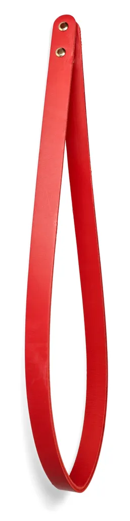 ABRATO® Mensola a muro Maramara Blue 60x25x1,8 cm Mensola galleggiante con cinghie in pelle Appeso rosso - 3