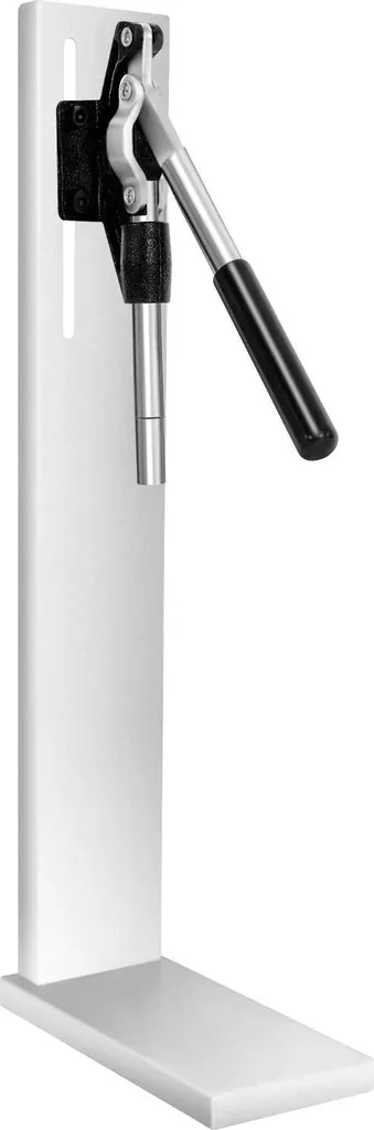 Tappatrice manuale per bottiglie di vino - Pressa manuale - Acciaio inossidabile - 300 bottiglie/ora - Tappi Ø20–22 mm, lunghezza 30–44 mm - Altezza bottiglie 8–42 cm - Argento