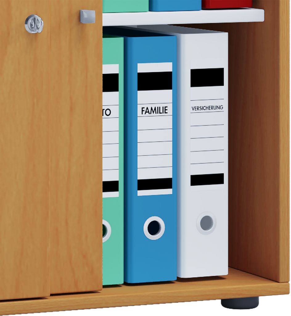 Büroschrank Schiebetüren Lona 2fach Produktbild 