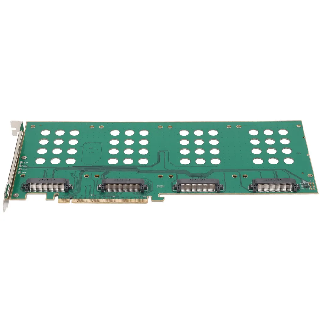 Carte Riser M.2 NVMe vers PCIe x16 pour Configuration RAID Disk Array