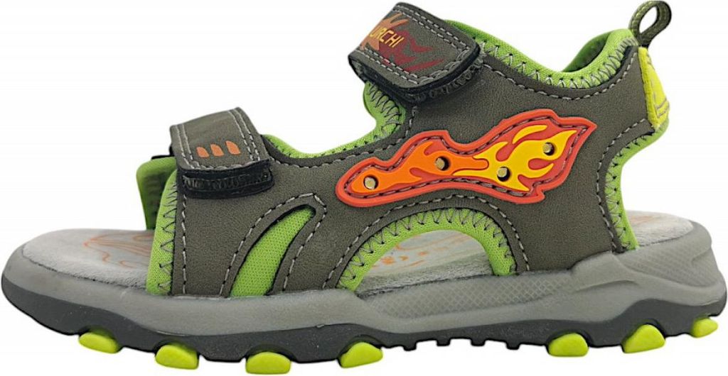 Lurchi Rosco Kinderschuhe Jungen Sandalen Grau Freizeit, Schuhgröße:27 EU