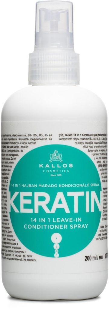 Keratinový kondicionér ve spreji, 14 účinků, 200 ml Obrázek produktu 
