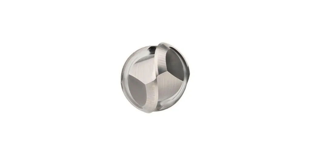Fraise de finition carbure à rayon S629 D.12mm pour métaux non-ferreux