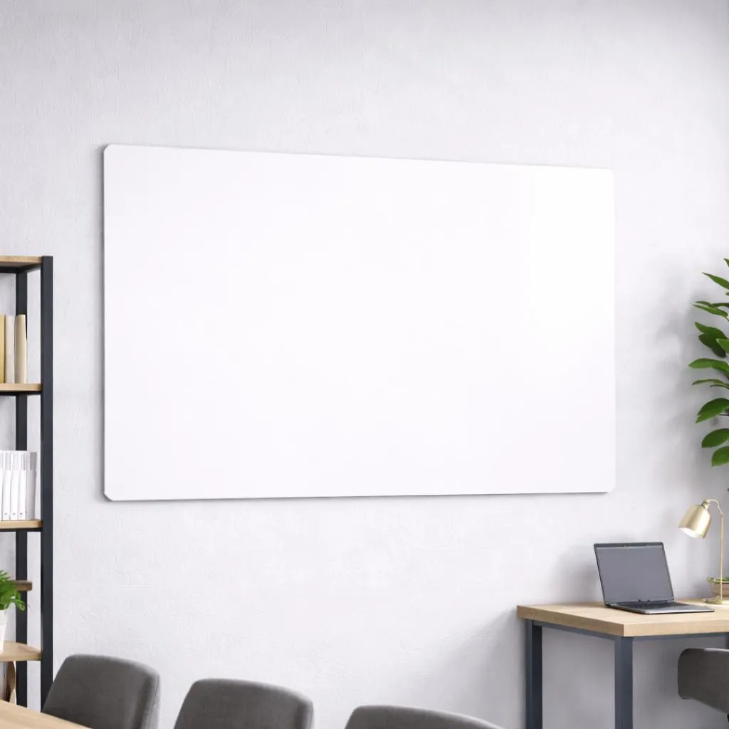 Tableau blanc magnétique 150x120 cm effaçable pour bureau et école