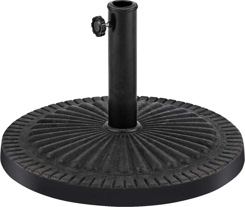 Pied de Parasol Universel Φ49cm Résistant aux Intempéries - Fixation 48mm