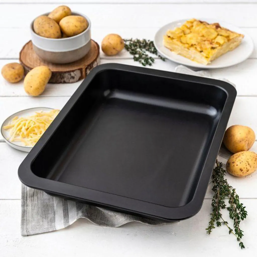 Zenker Creative Studio - Teglia da forno con 2 fondi, 26 cm, con rivestimento antiaderente, colore: rosa, argento, 1 pezzo | Leroy Merlin