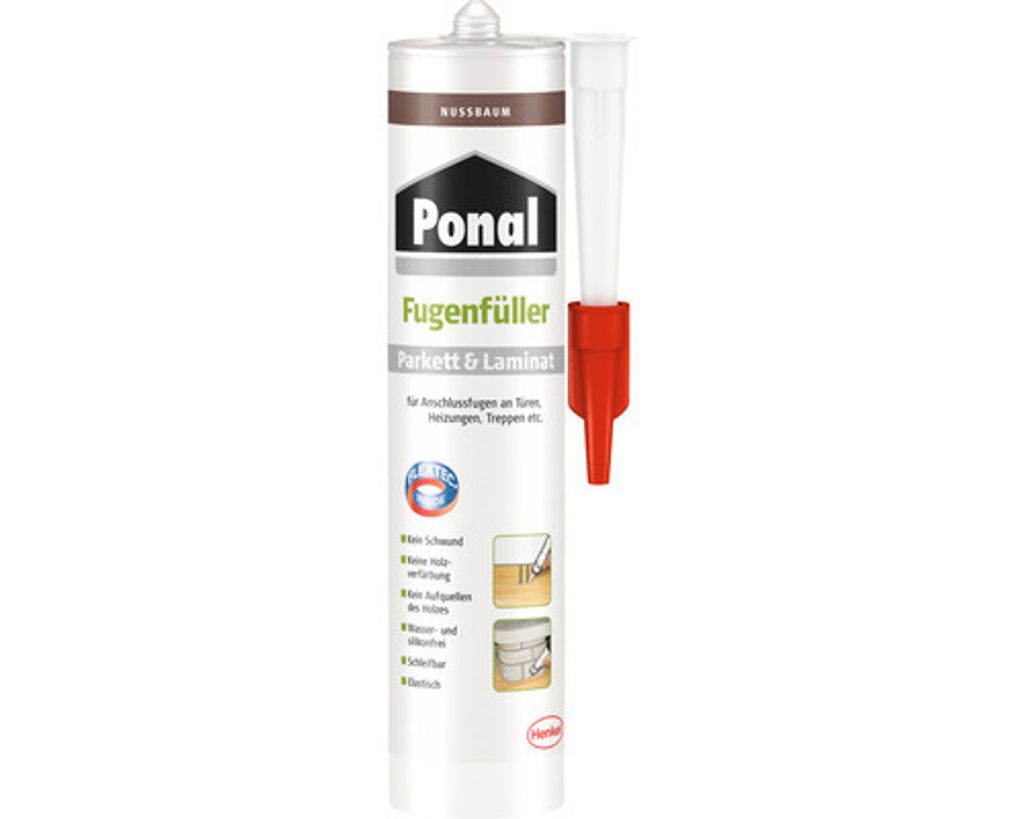 Ponal Parkett & Laminat Fugenfüller nussbaum 280 ml Produktbild 