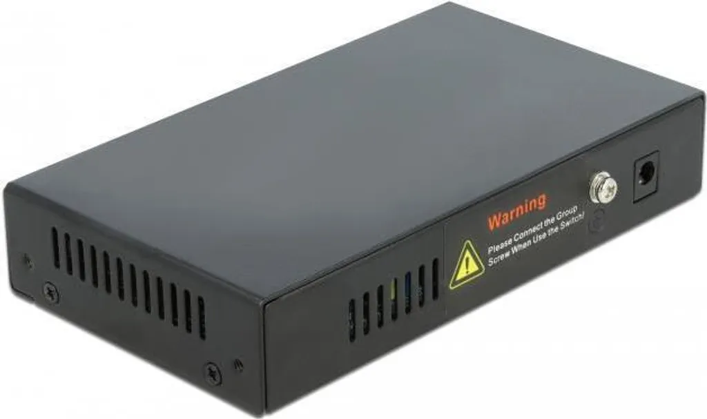 Occasione DeLOCK Switch 4 Porte PoE+ 60W + SFP | Robusto Metallo Gigabit