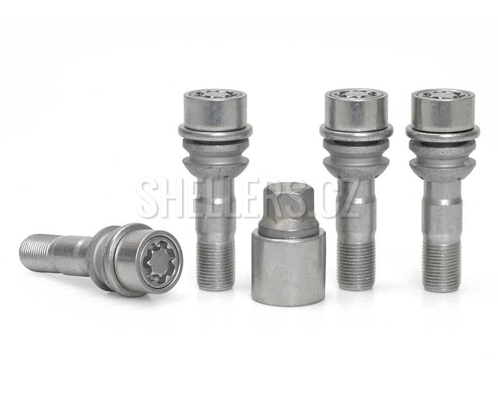 Felgenschutzschrauben 15x1,25x44 Kugel R14 KEY-17 Sicustar