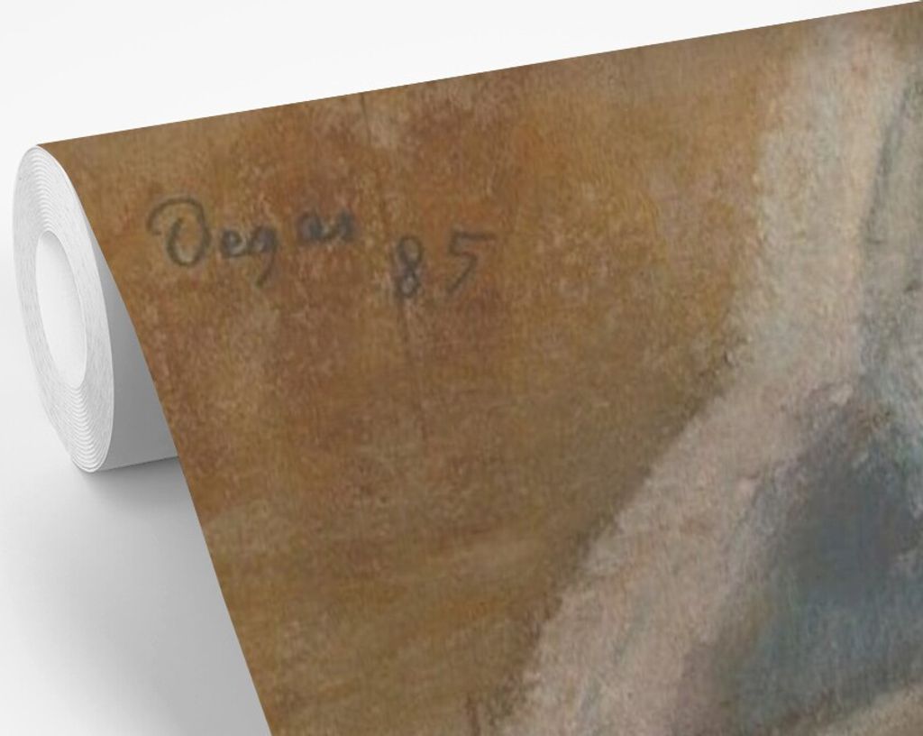 MuchoWow Fototapete für Wohnzimmer oder Schlafzimmer Wandtapete Vinyl Motivtapete Die Tobbe - Gemälde von Edgar Degas - 175x260 cm - Vinyltapete