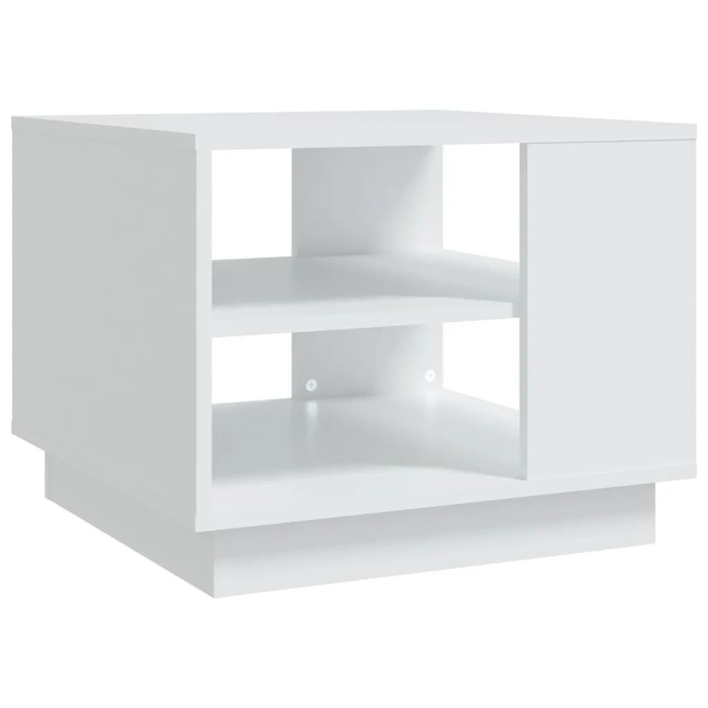 SYFAX™ Coffee Table Bianco 55x55x43 cm - Design Minimalista