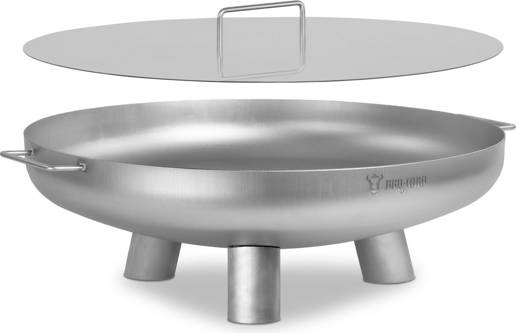BBQ-Toro Bassin de feu en acier inoxydable Ø 70 cm avec Image du produit 