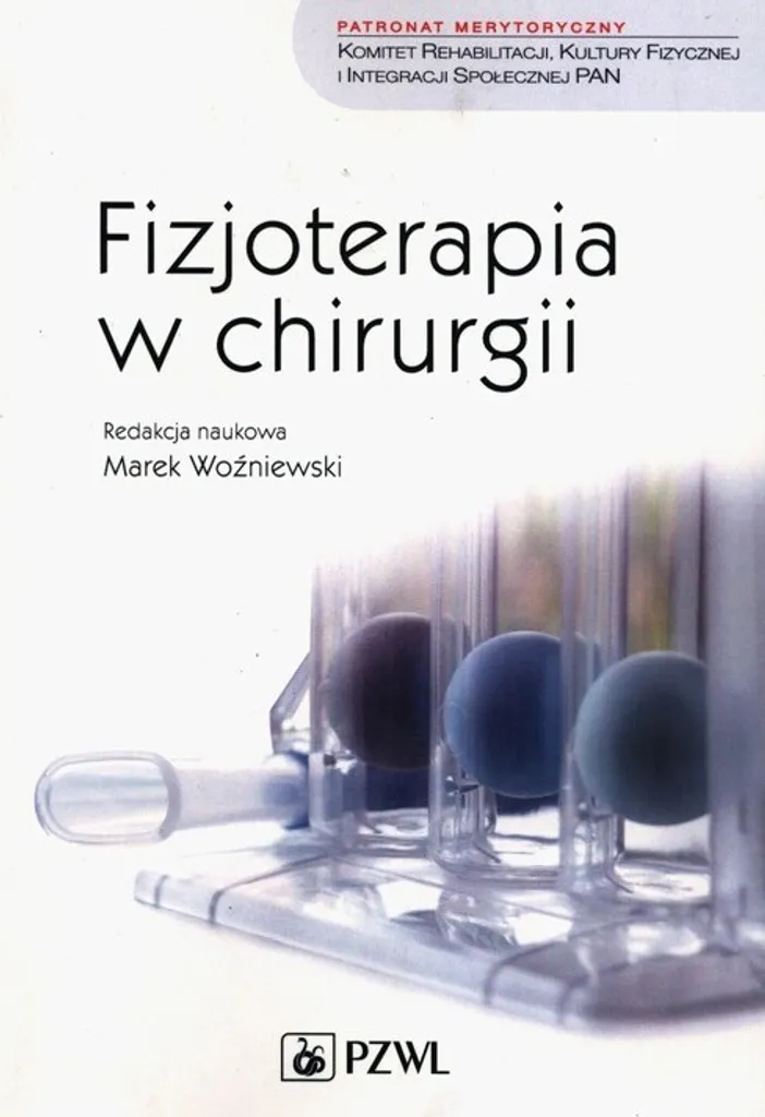 Livre de physiothérapie en chirurgie de Marek Woźniewski polonais