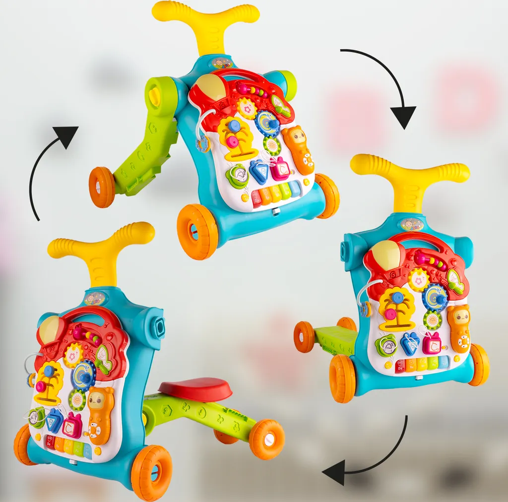 MalPlay Trotteur 5 en 1 Poussette et Table d'Éveil pour Bébé 9 Mois
