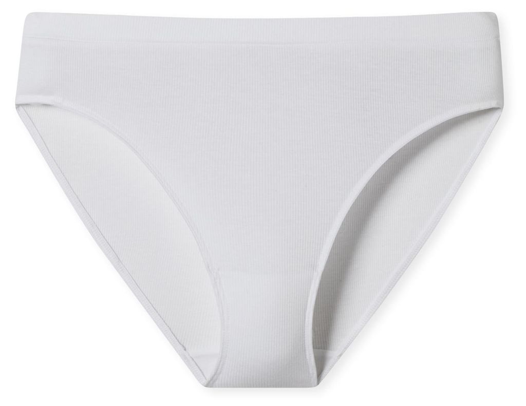 Schiesser Damen Rioslip Pure Rib - weiss - Größe 40