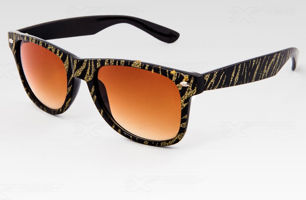 OEM-Sonnenbrille Rippen Nerd schwarz