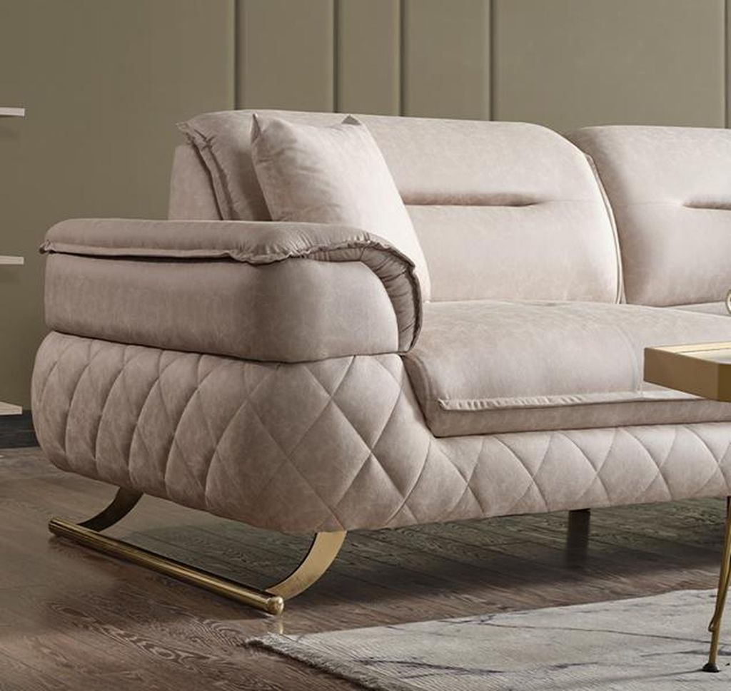 Luxus 2 Sitzer Couch Polster Sofa Textil Couchen Garnitur Neu Zweisitzer