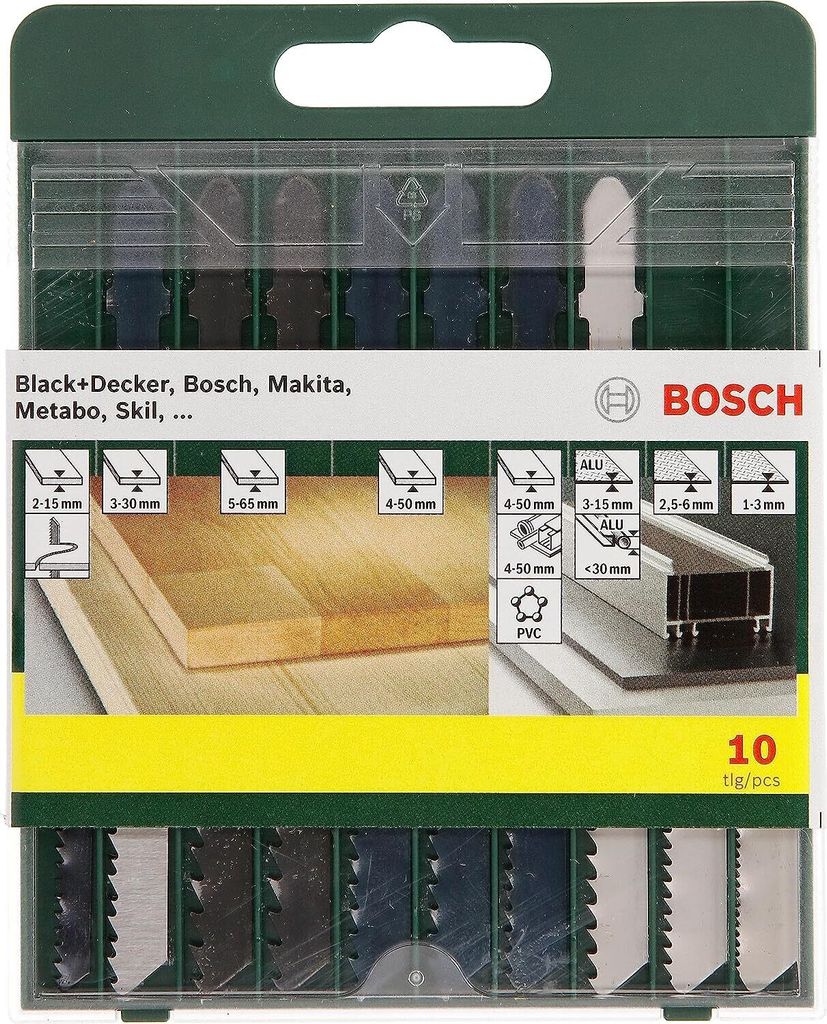 Bosch 10-teilige Stichsägeblatt Set ffür Produktbild 