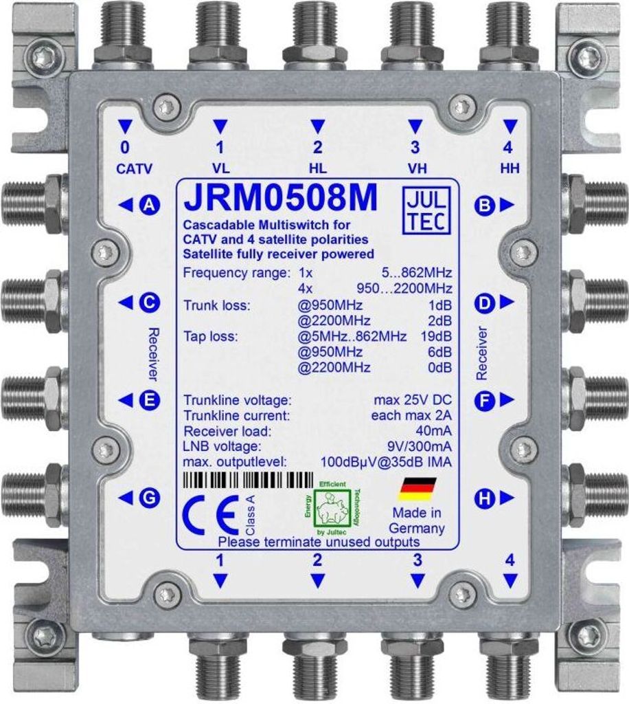 Jultec JRM0508M Multischalter 5/8 (JRM0508M)
